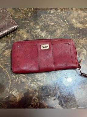 Red Leather Wallet by RELIC